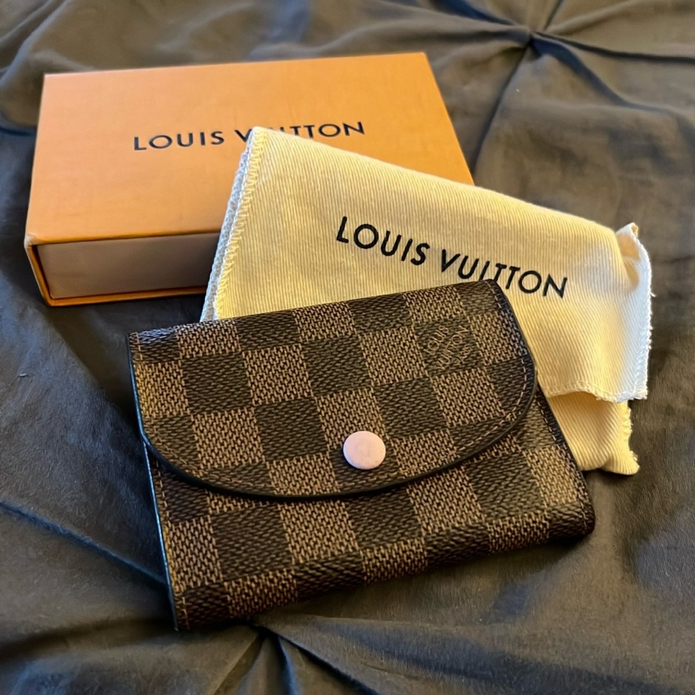 🩷 Louis Vuitton Rosalie Coin Purse Damier Ebene
